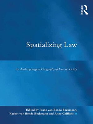 cover image of Spatializing Law